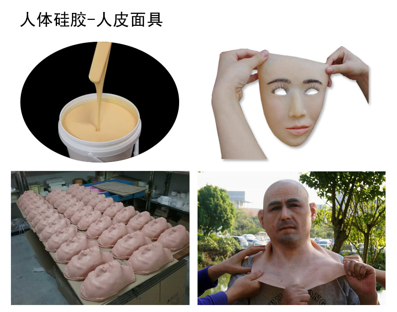 人体硅胶面具